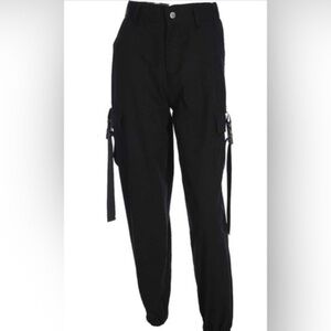 NWT Cargo Pants, High Waist Lounge Pants Fashion Loose Relaxed Fit Jogger Sz M